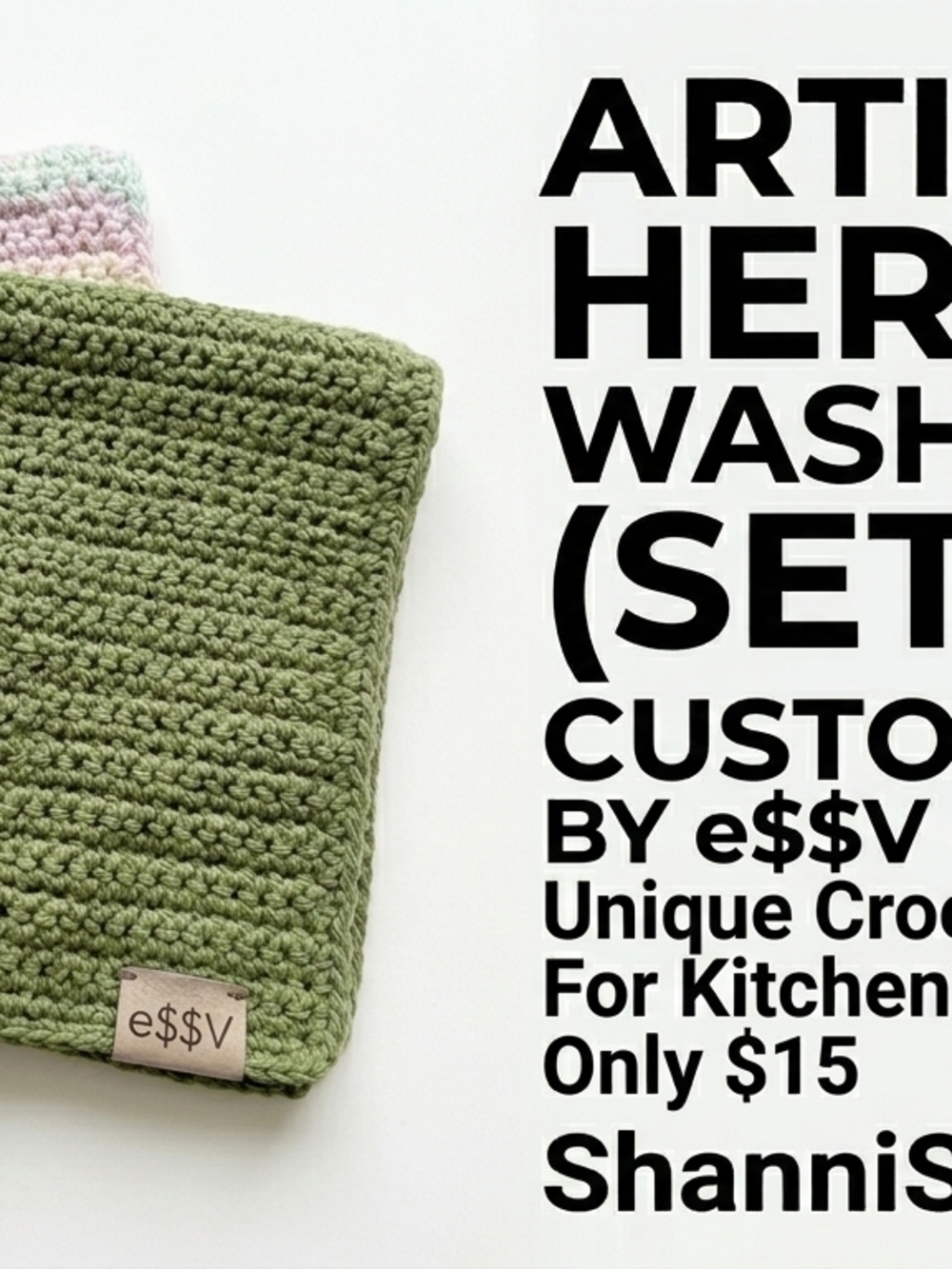 Artisinal Heritage Washcloth set